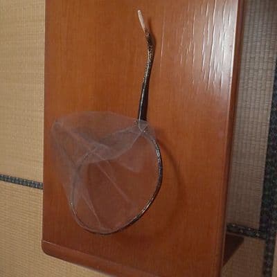 鹿角が入った小ぶりのアマゴ用「たも」