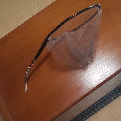 鹿角が入った小ぶりのアマゴ用「たも」