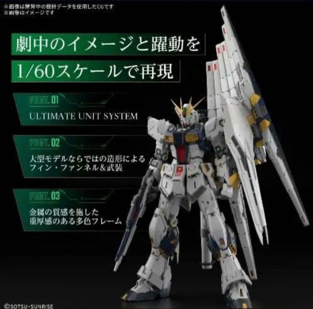 PG UNLEASHED 1/60 ニューガンダム + LEDユニット　セット