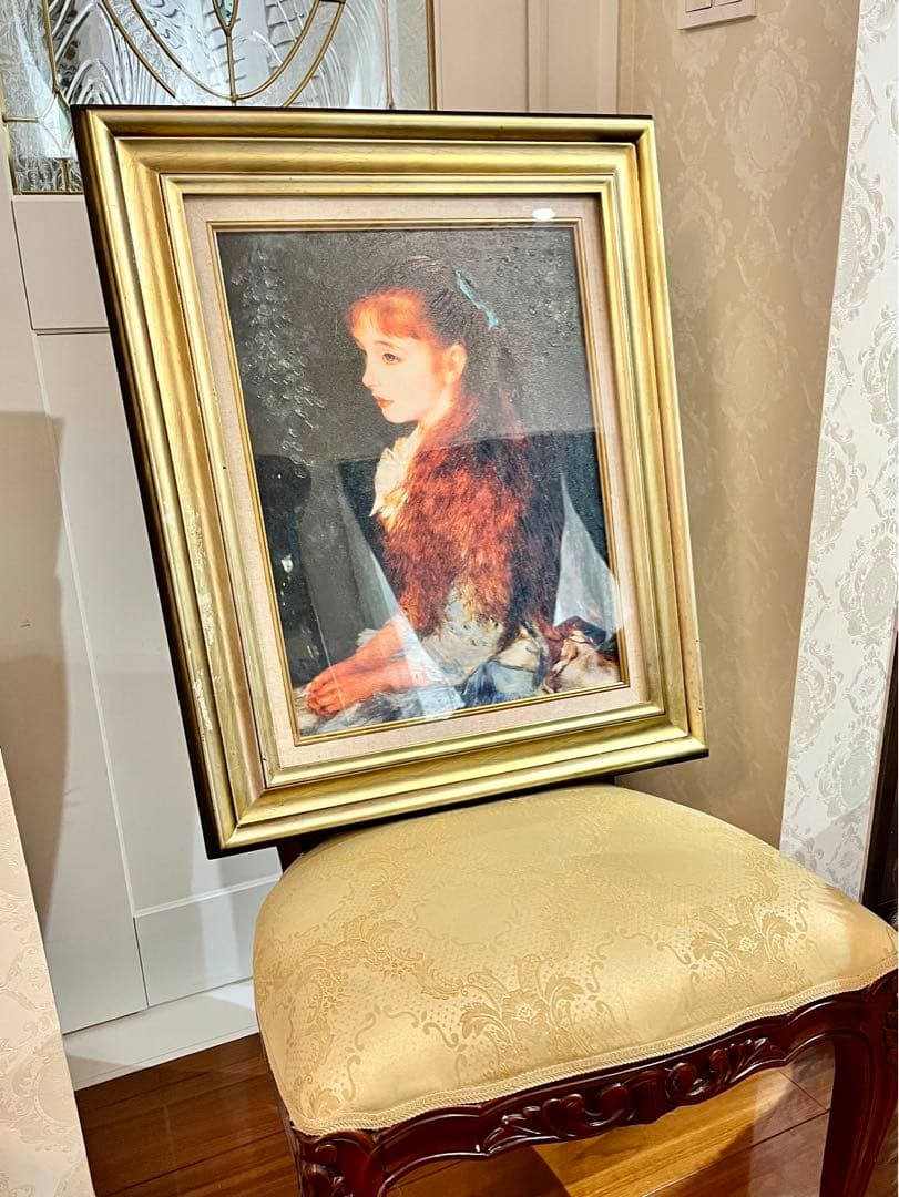 絵画　ルノワール　複製画　イレーヌ・カーン・ダンヴェール嬢の肖像