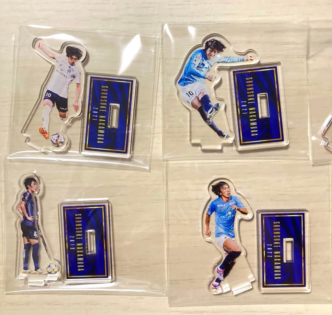 中村俊輔 引退試合 ガチャ アクリルスタンド 横浜FC 7点セット