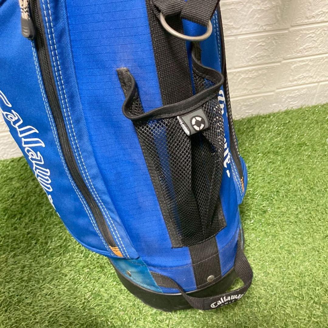 callaway キャロウェイ ブルー　スタンド キャディバッグ フード付
