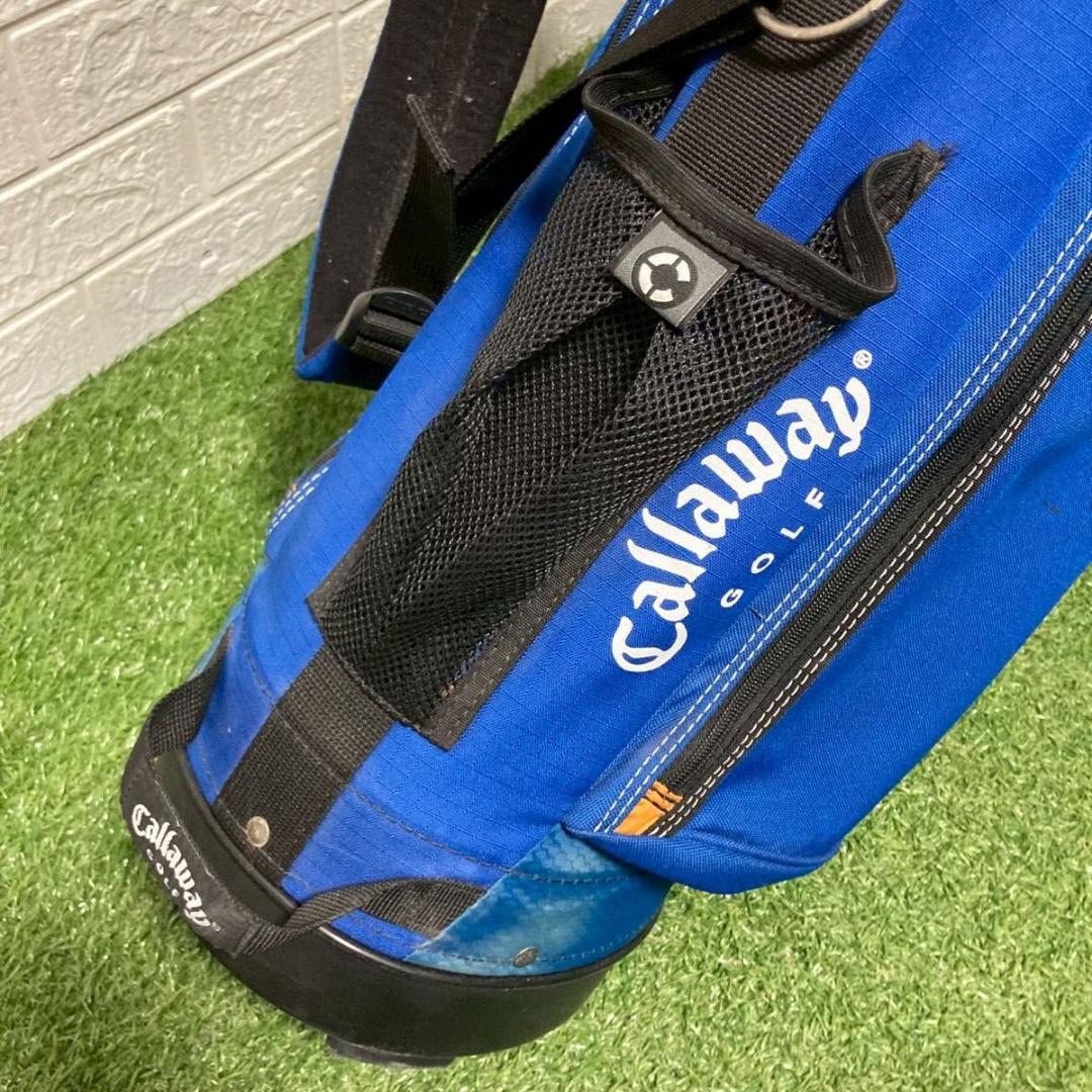 callaway キャロウェイ ブルー　スタンド キャディバッグ フード付