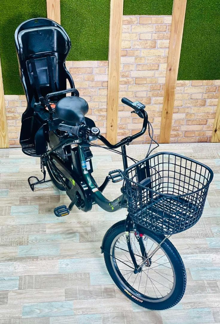 超人気 グリーン ヤマハ No1モデル 電動アシスト自転車 H1463