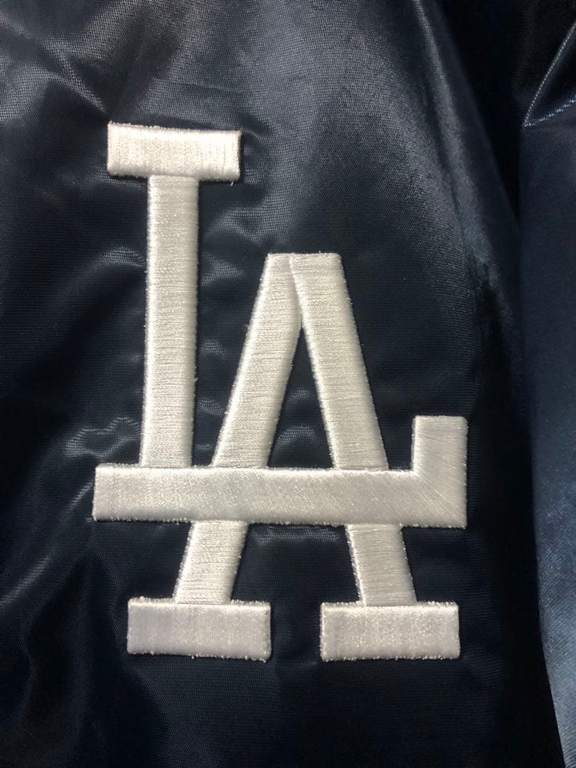 ドジャース スタジャン Fanatics L 濃紺 中綿ジャケット MLB