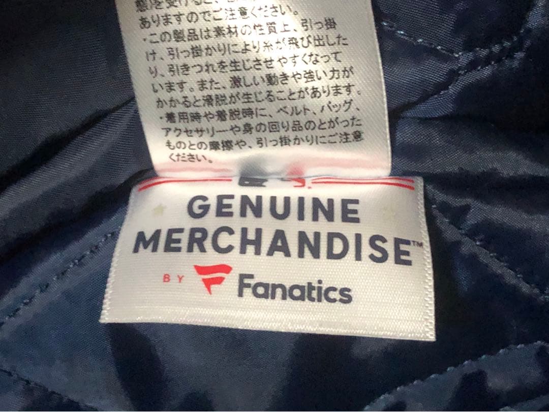 ドジャース スタジャン Fanatics L 濃紺 中綿ジャケット MLB