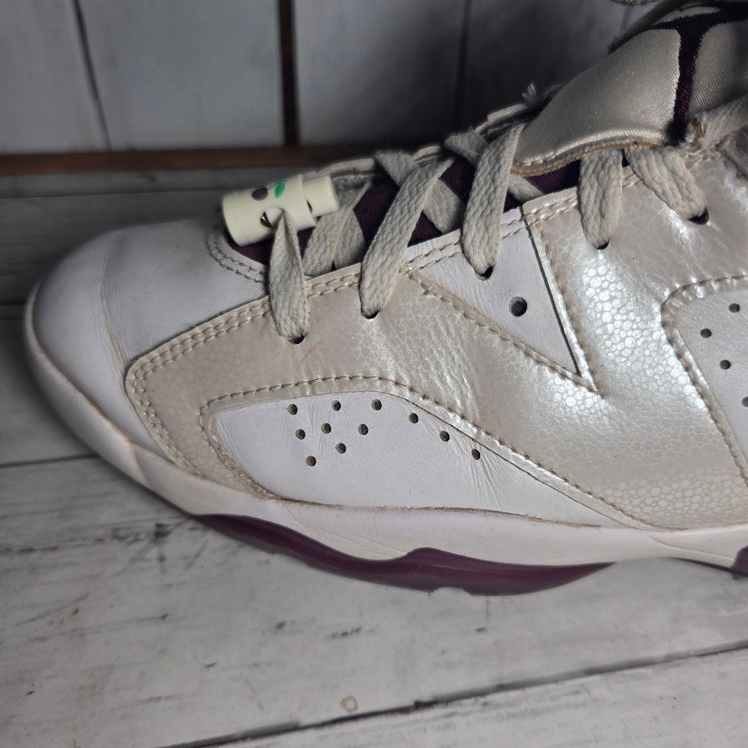 NIKE AIRJORDAN 6 ホワイト/バーガンディ 27.5cm
