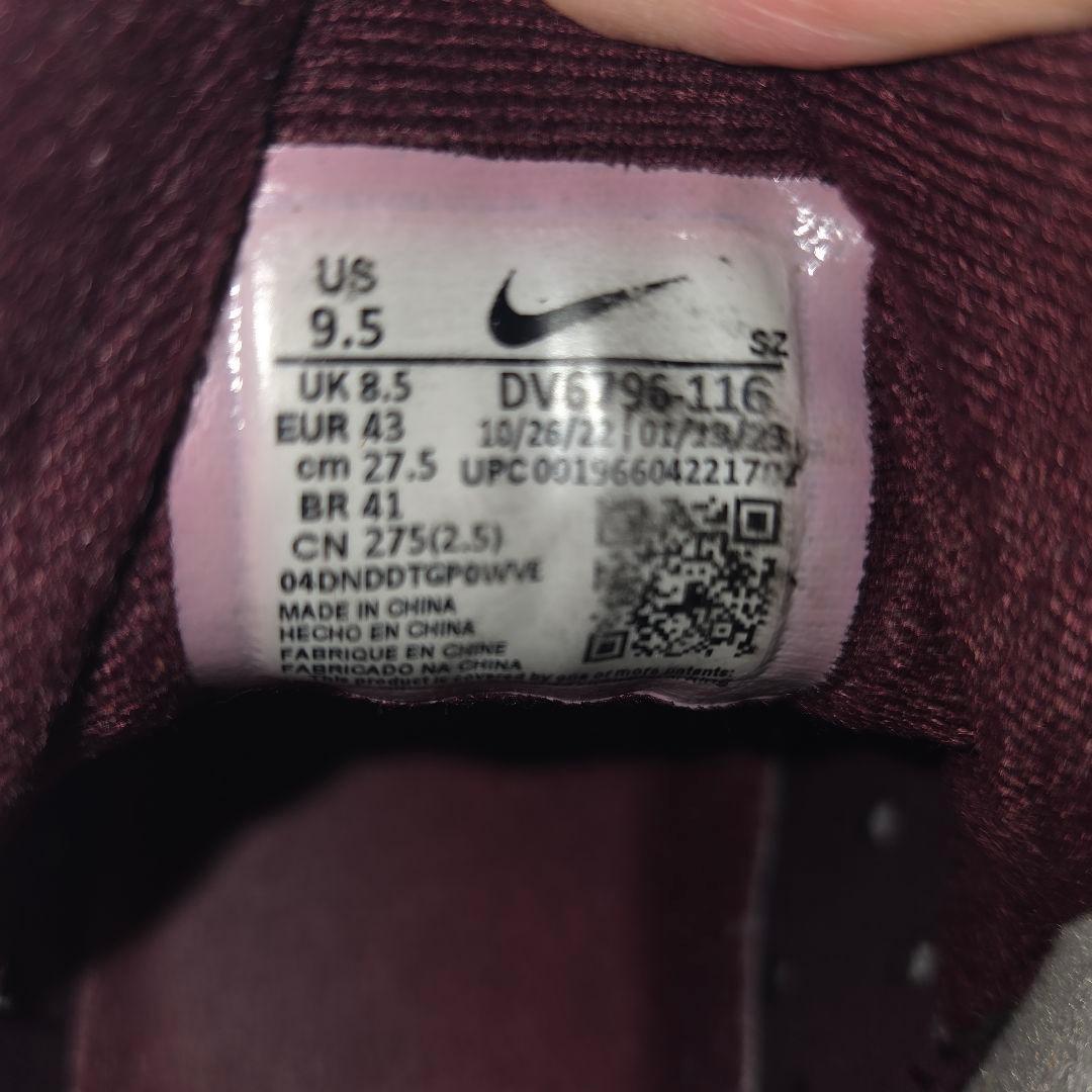 NIKE AIRJORDAN 6 ホワイト/バーガンディ 27.5cm