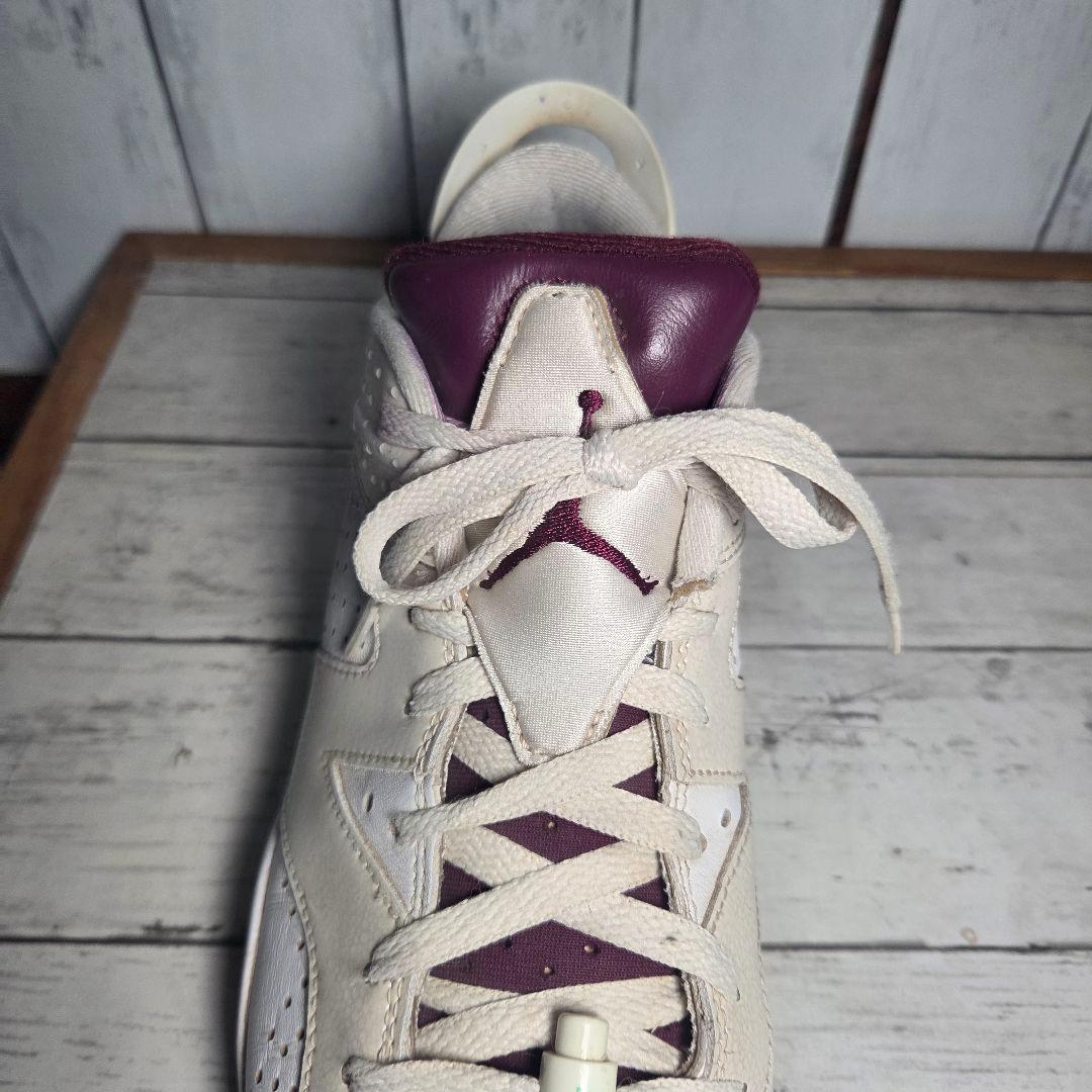NIKE AIRJORDAN 6 ホワイト/バーガンディ 27.5cm