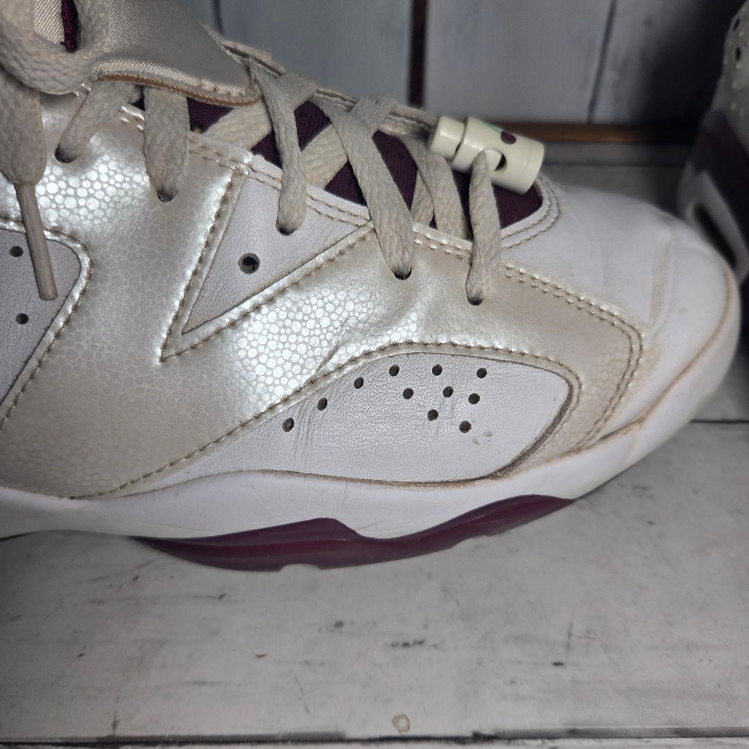 NIKE AIRJORDAN 6 ホワイト/バーガンディ 27.5cm