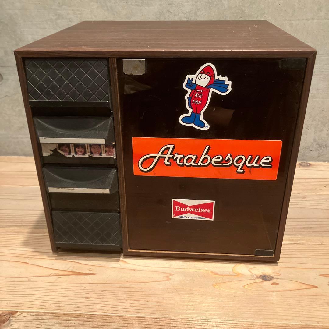 希少！！　バドワイザー　カセットテープ＆LPレコード　ケース　昭和レトロ　収納