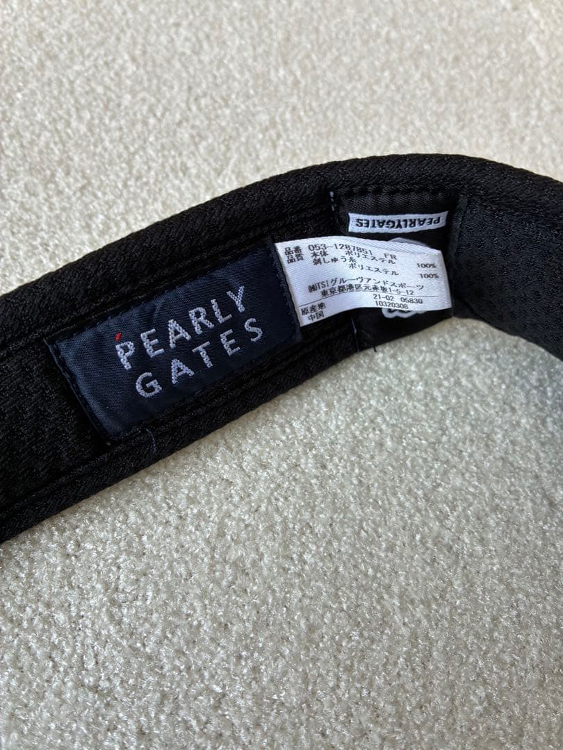 【美品】PEARY GATES バイザー ゴルフ