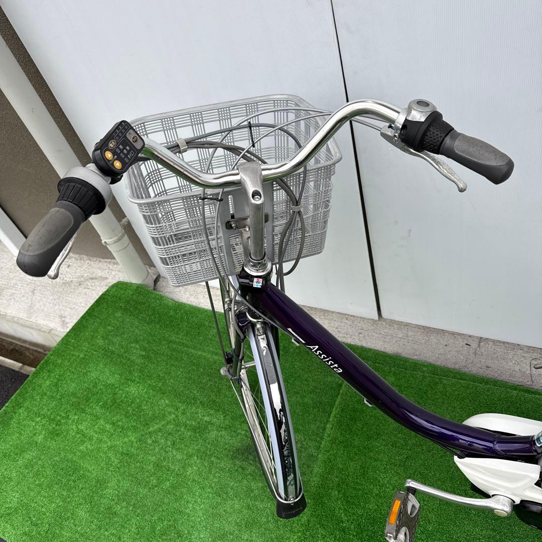ブリヂストン電動アシスト自転車26インチ 8.9Ah 紫