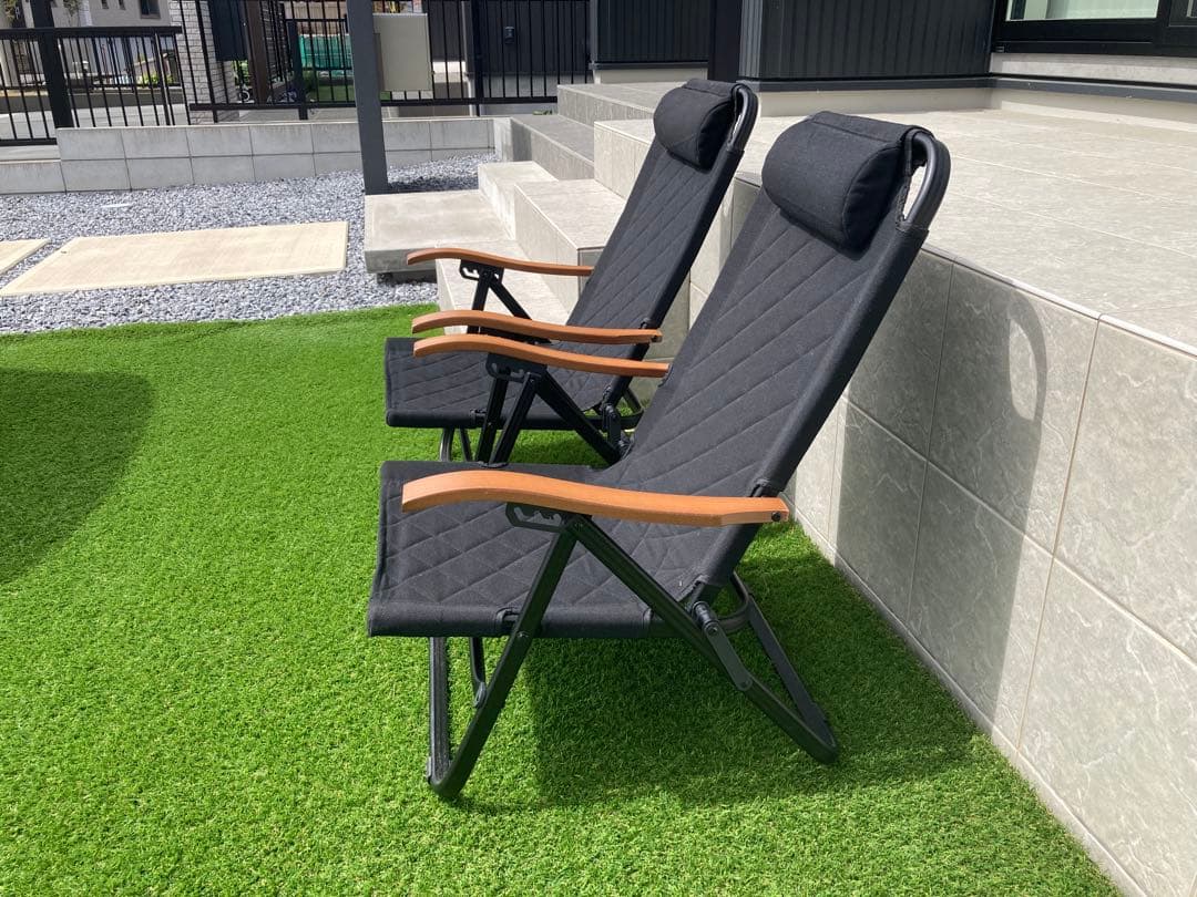 CLIMAX LOW CHAIR 2 ST ブラック　2個セット