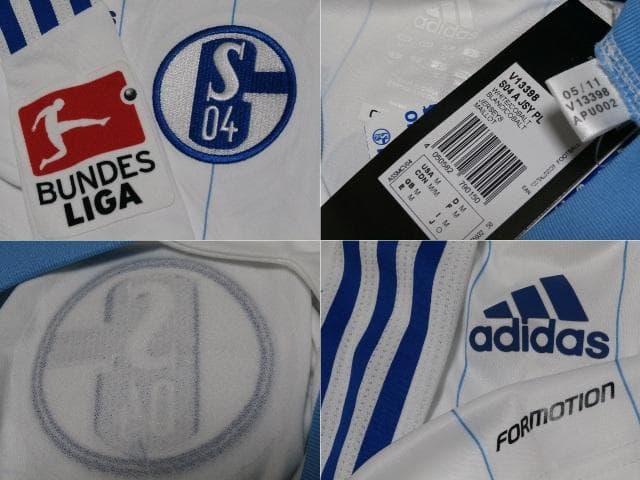 ラウル 選手用 シャルケ ユニフォーム  Lサイズ adidas