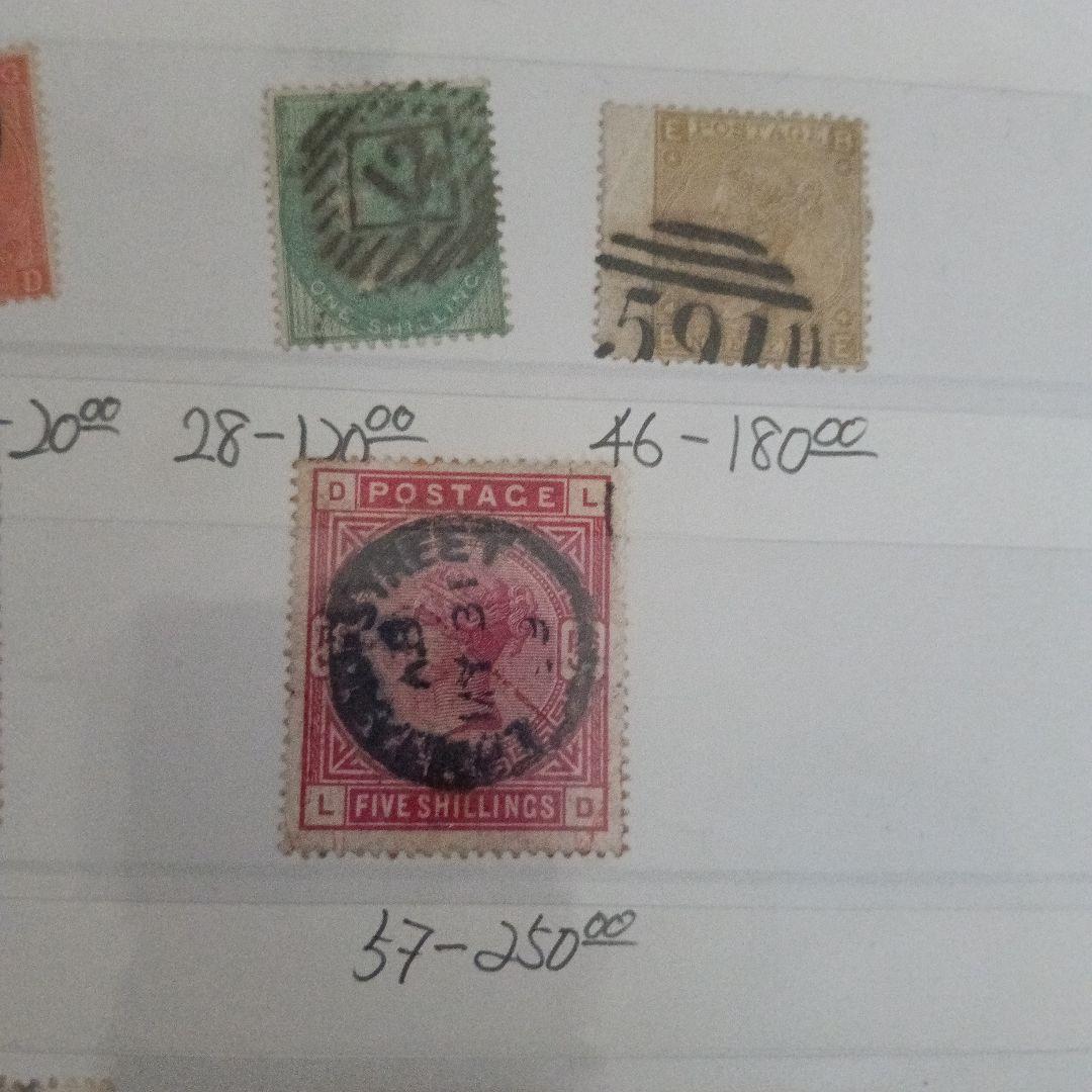世界で1番最初に発行★イギリス本国・QX時代ヴィクトリア女王 通称ブラックペニー