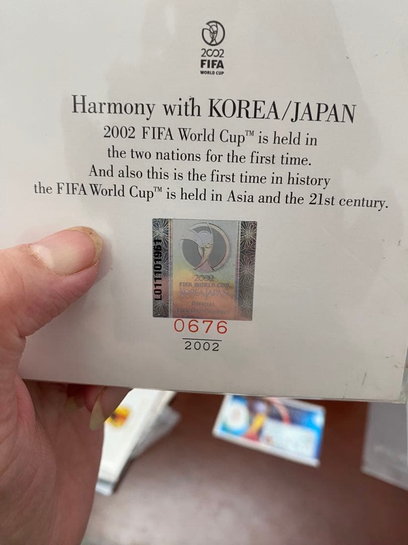 ジリジリ値上予定！2002年ワールドカップ日韓　大阪使用済チケット＆超希少記念品