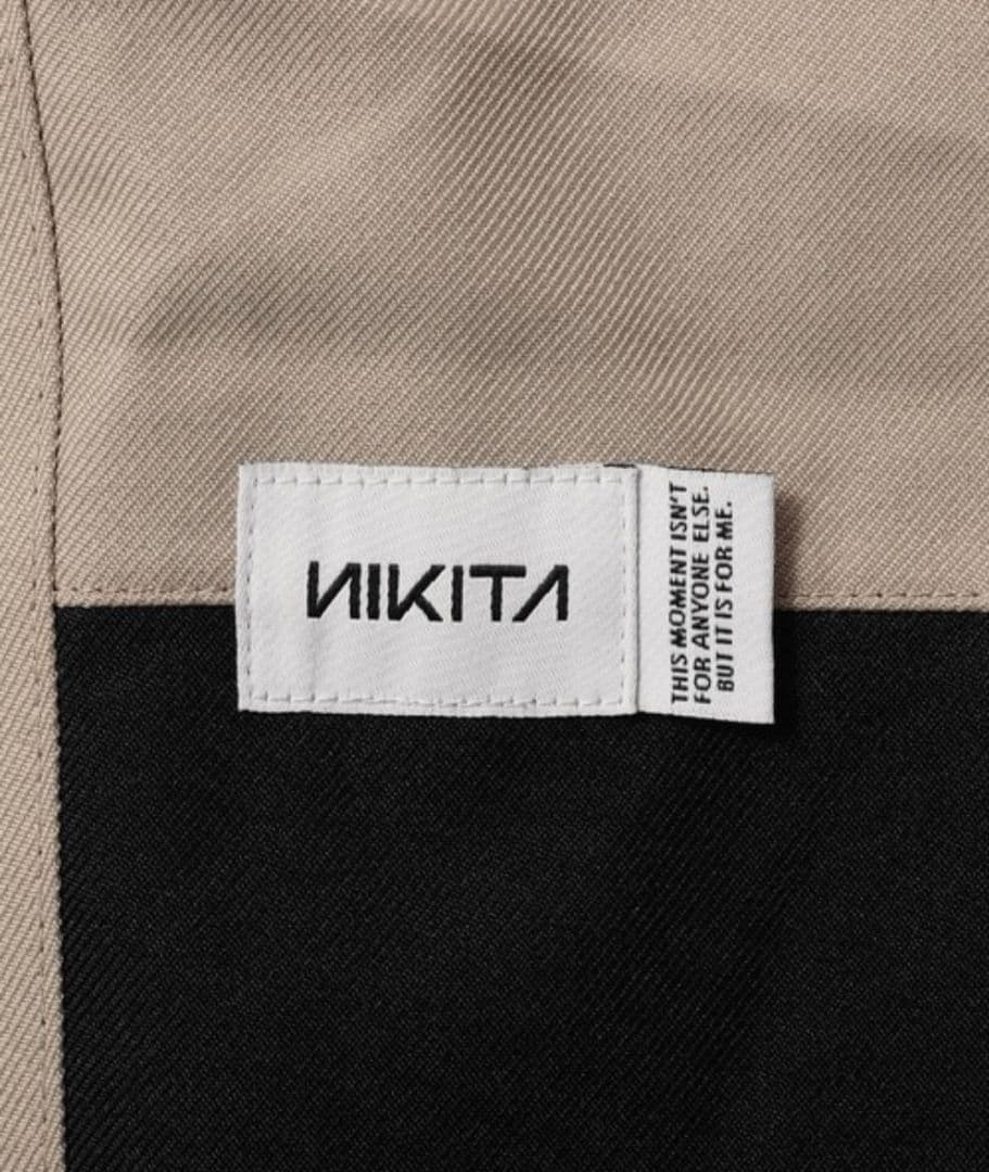 NIKITA レディース L スノボパンツ ワイド ベージュ黒