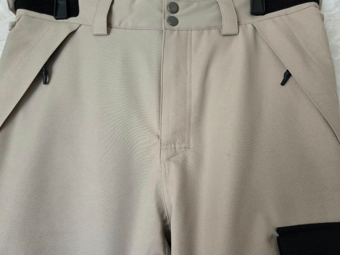 NIKITA レディース L スノボパンツ ワイド ベージュ黒
