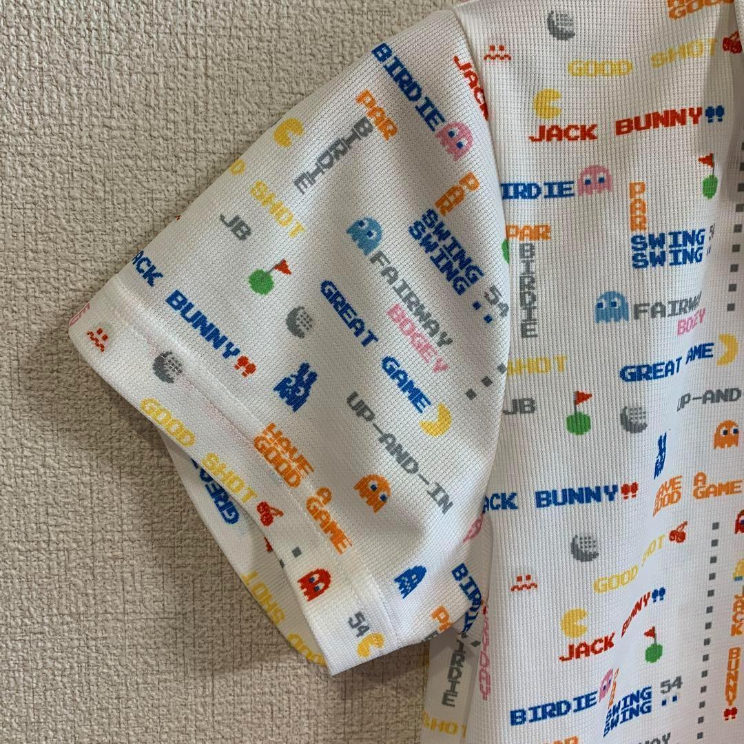 JACK bunny バンダイ pacman ウェア 白 ボタンにもロゴ刻印