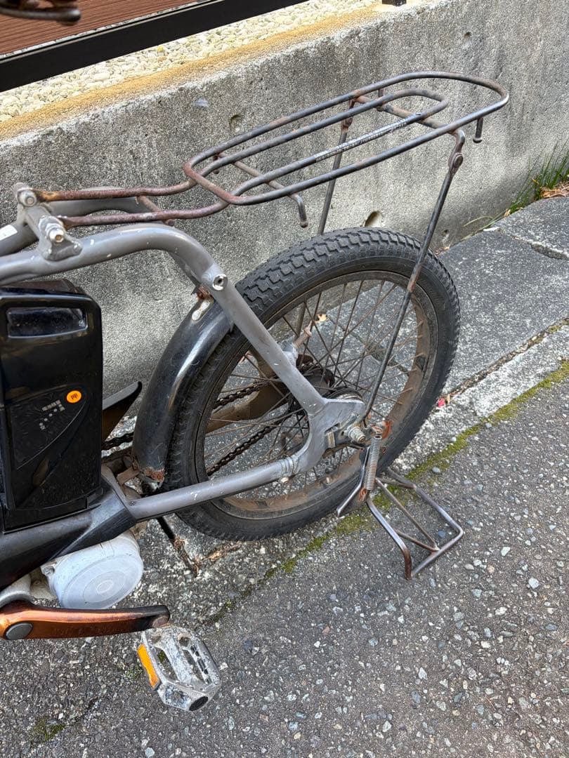 直接引き取り　パナソニック　Panasonic 電動自転車　ez マットグレー