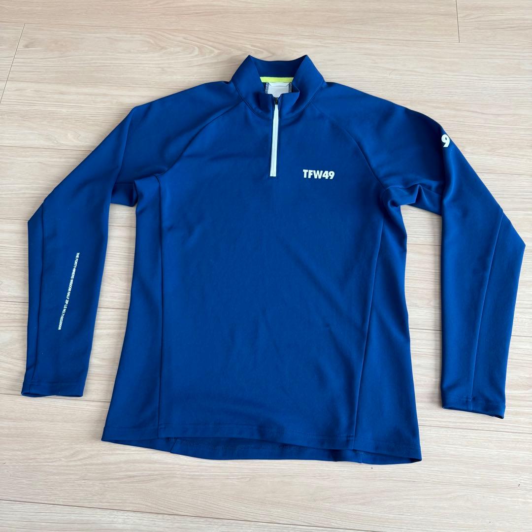 TFW49 HALF ZIP L/S ハーフジップ ロングスリーブ　L