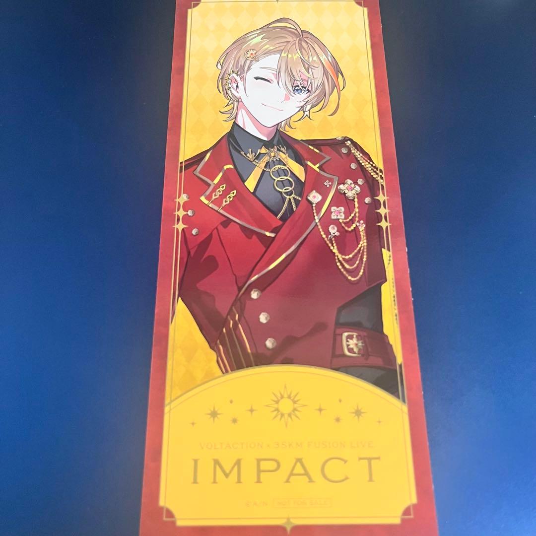 にじさんじ IMPACT 太陽組 風楽奏斗 缶バッジ 7点 特典チケット風カード