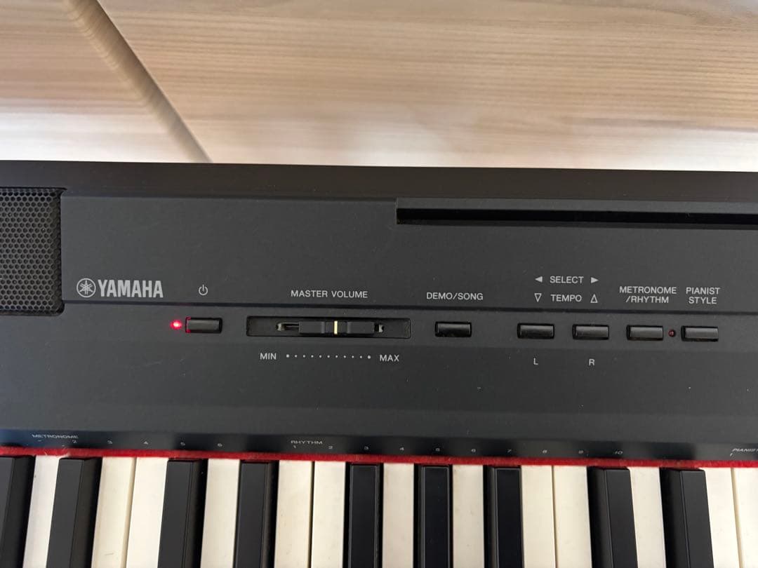 【手渡し限定・金沢市】ヤマハ 電子ピアノ P-105 ケース付き