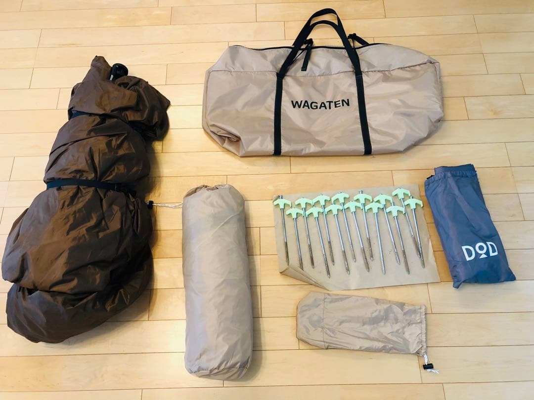 【超美品】DOD WAGATEN L テント 別売りグランドシートセット