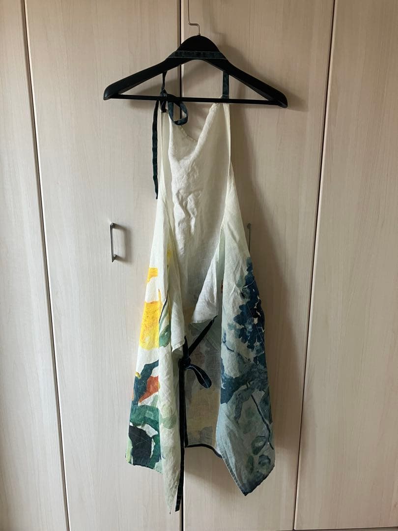 リーノエリーナ フルエプロン フロレゾン アイリス