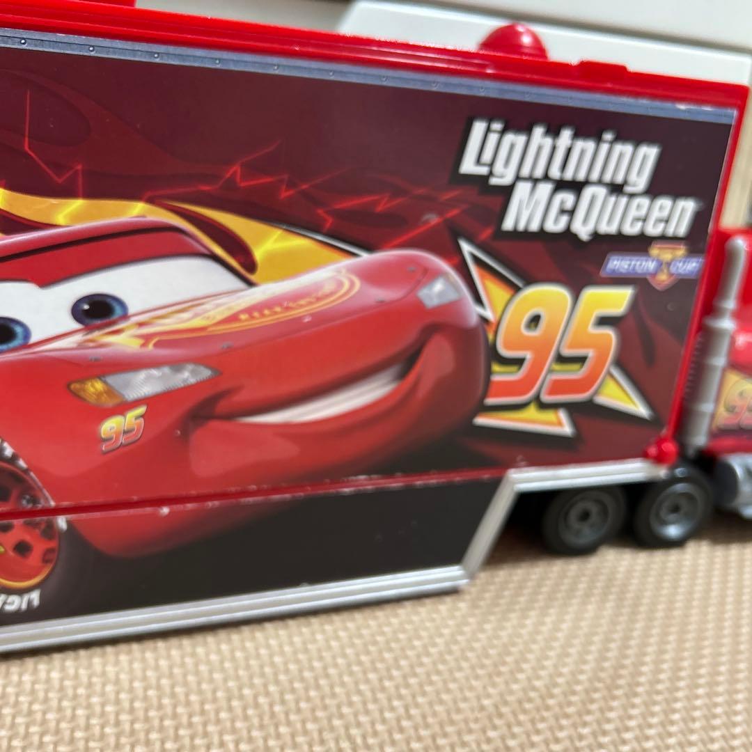 isemama　廃盤カーズ大きいマック　トレーラートミカ24台収納　箱あり