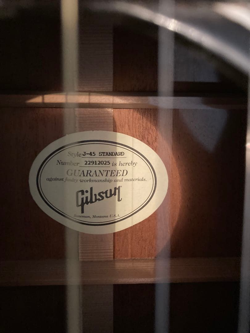 Gibson J-45standardVS 2022年製美品‼️