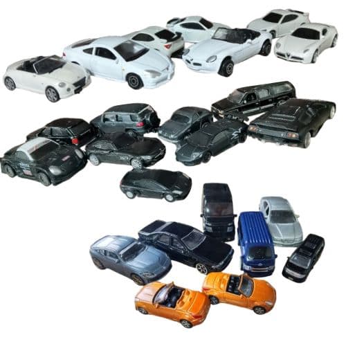 ミニカーまとめ売り☆スーパーカー/はたらく車ほか☆　173点☆約6Kg
