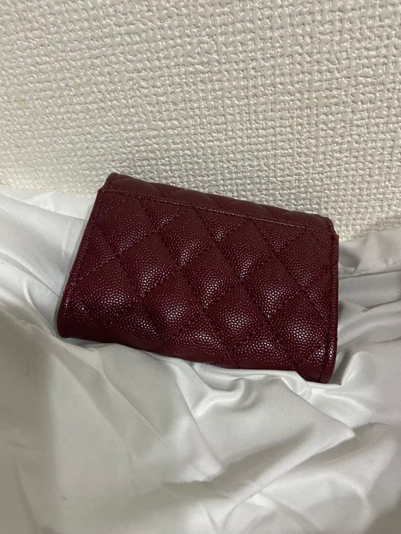 【VIP非売品】CHANEL ノベルティバーガンディ キルティングケース