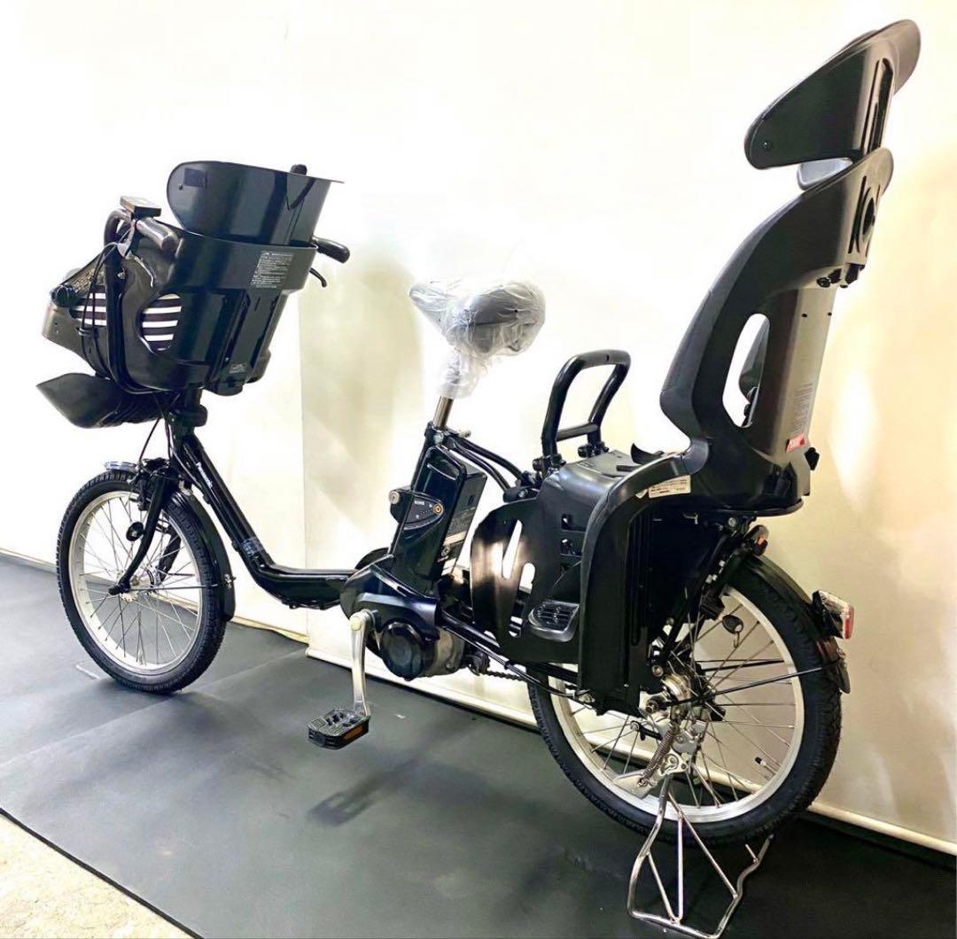 1年保証 パナソニック　ギュットミニ　20インチ　黒色　人気　電動アシスト自転車