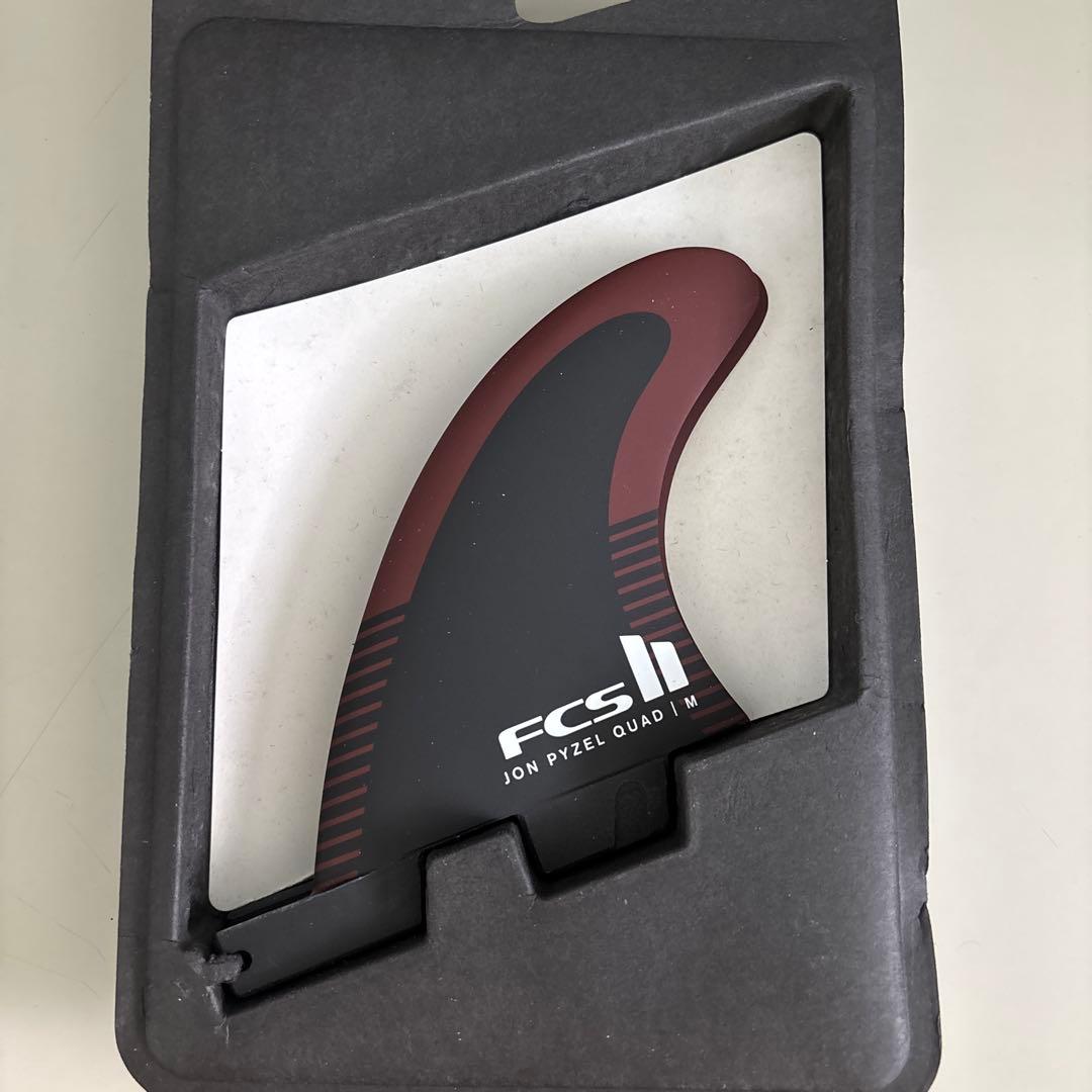 サーフィン・ボディボード FCS II Jon Pyzel Quad Rear Fin Medium