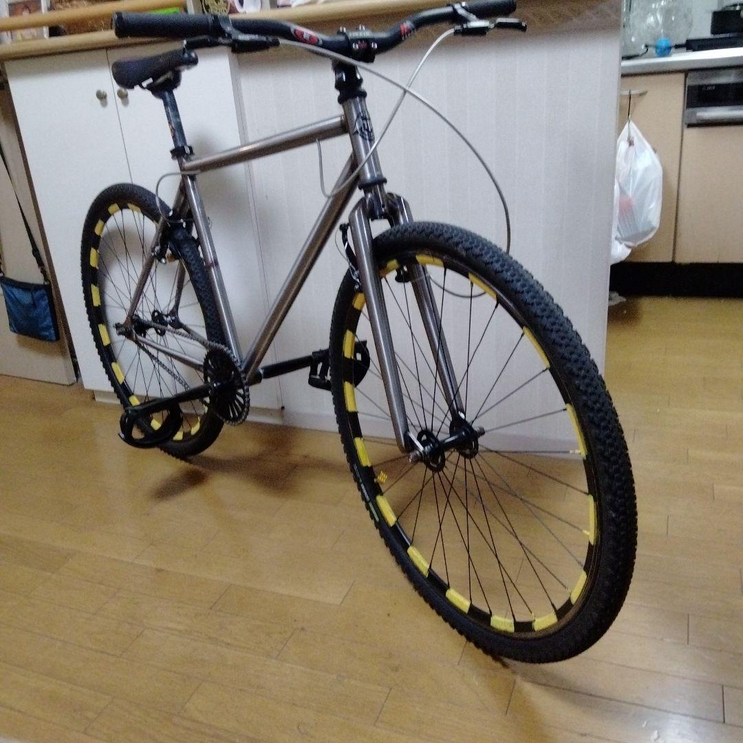 ピスト　Rizer RAW MASTER PISTA フレームセットホイール付き
