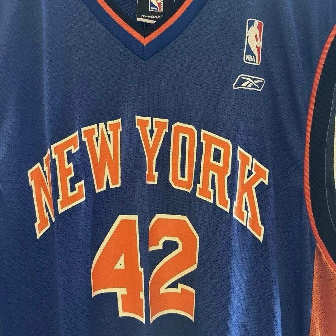 激レア！ニューヨークニックスLEE 42番 バスケットユニフォーム　M〜Ｌ