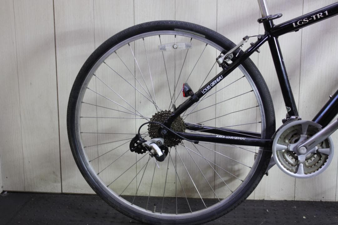 ルイガノ LGS-TR1 700C アルミ シマノ24速 420mm 黒
