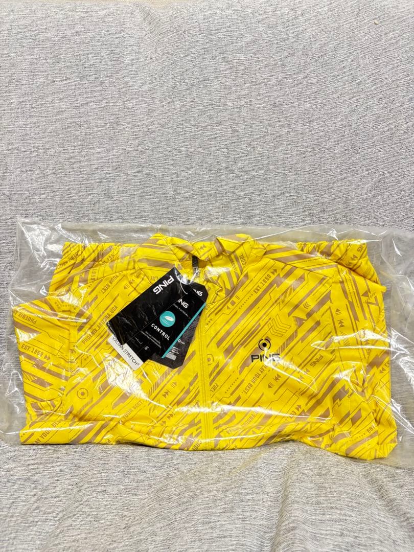 S ☆新品☆ PING 撥水 フルジップブルゾン ゴルフ　レディース　イエロー