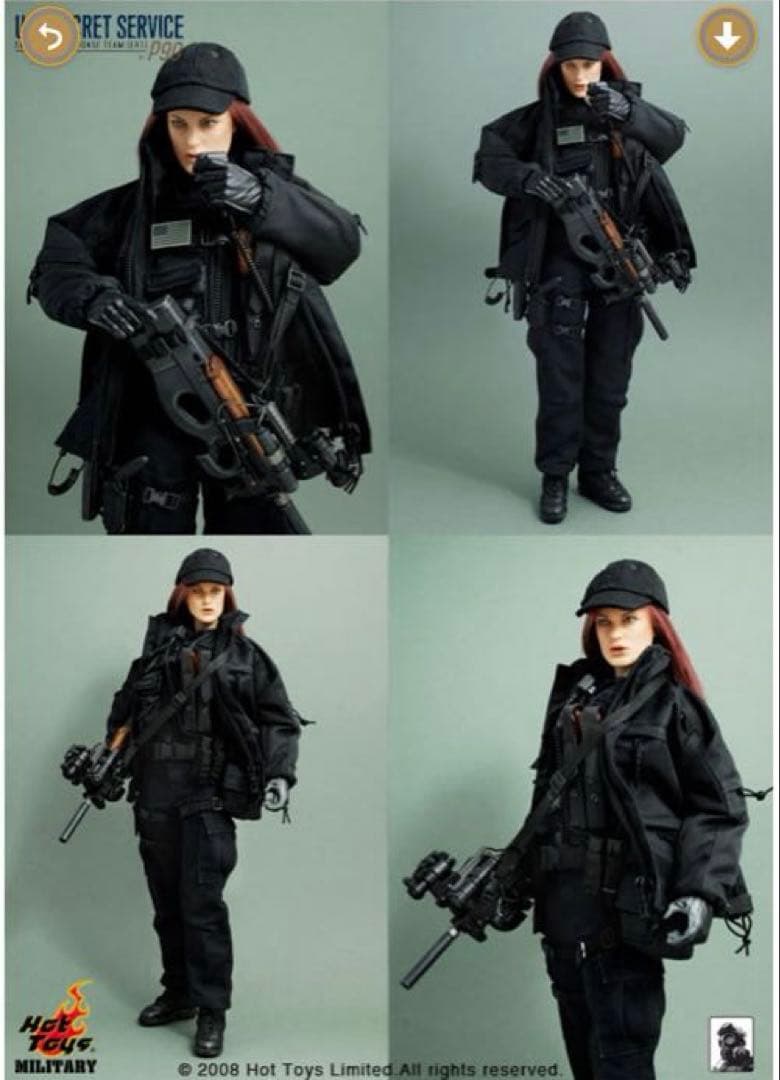 ホットトイズ1/6シークレットサービス オマケ　2体セット