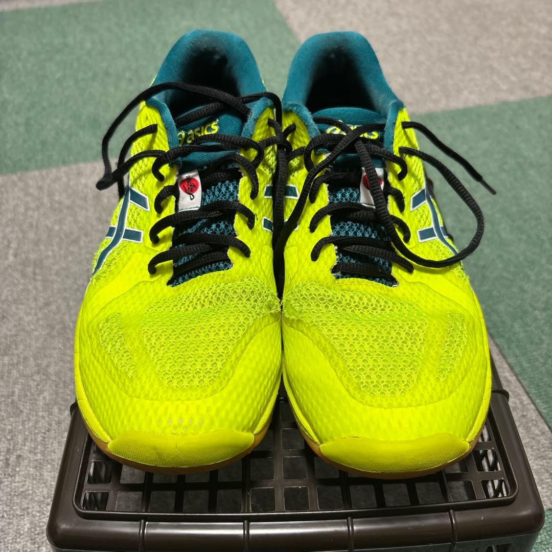 ASICS バレーボールシューズ 蛍光イエロー