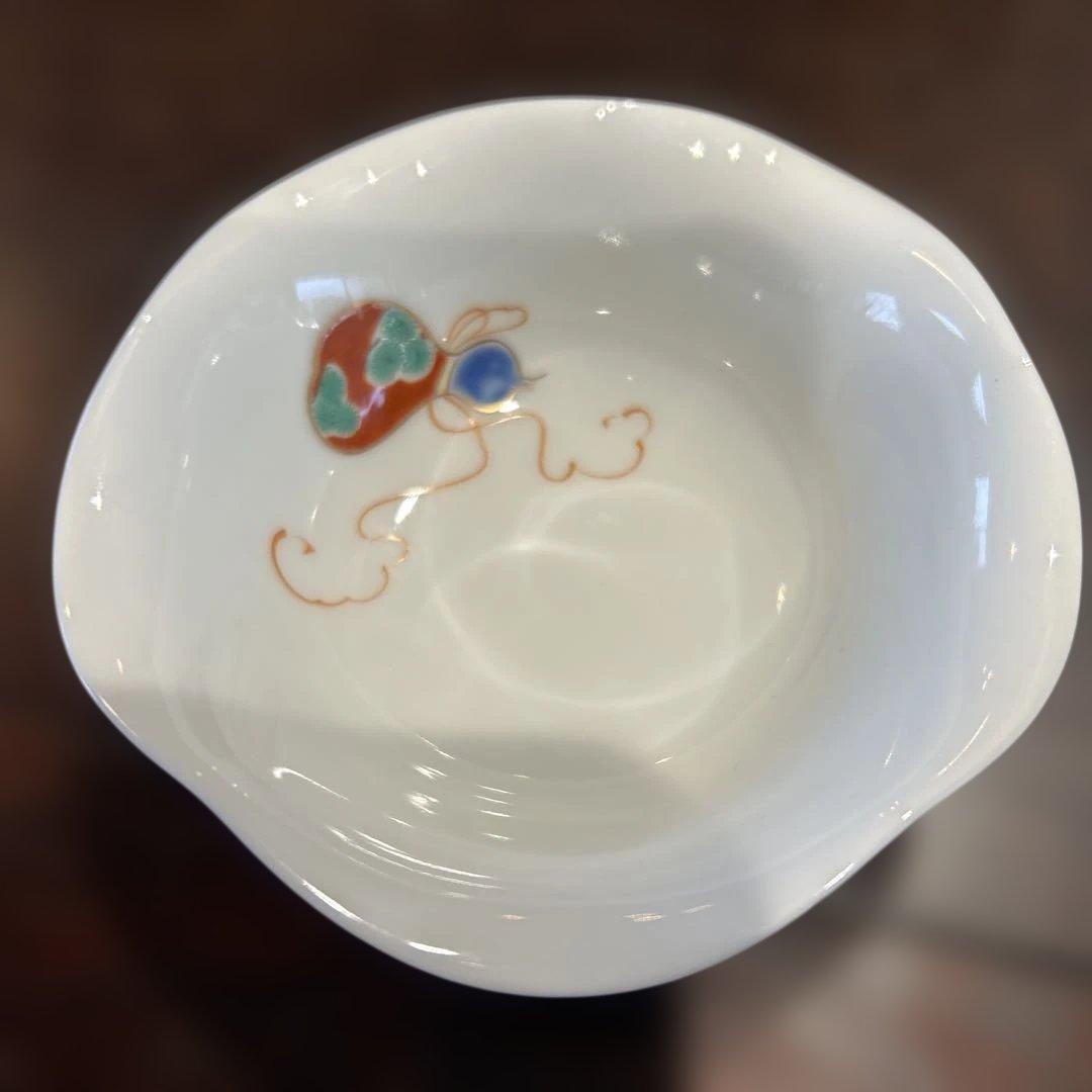 新春SALE 深川製磁　花ひょうたん　小鉢揃　小皿揃