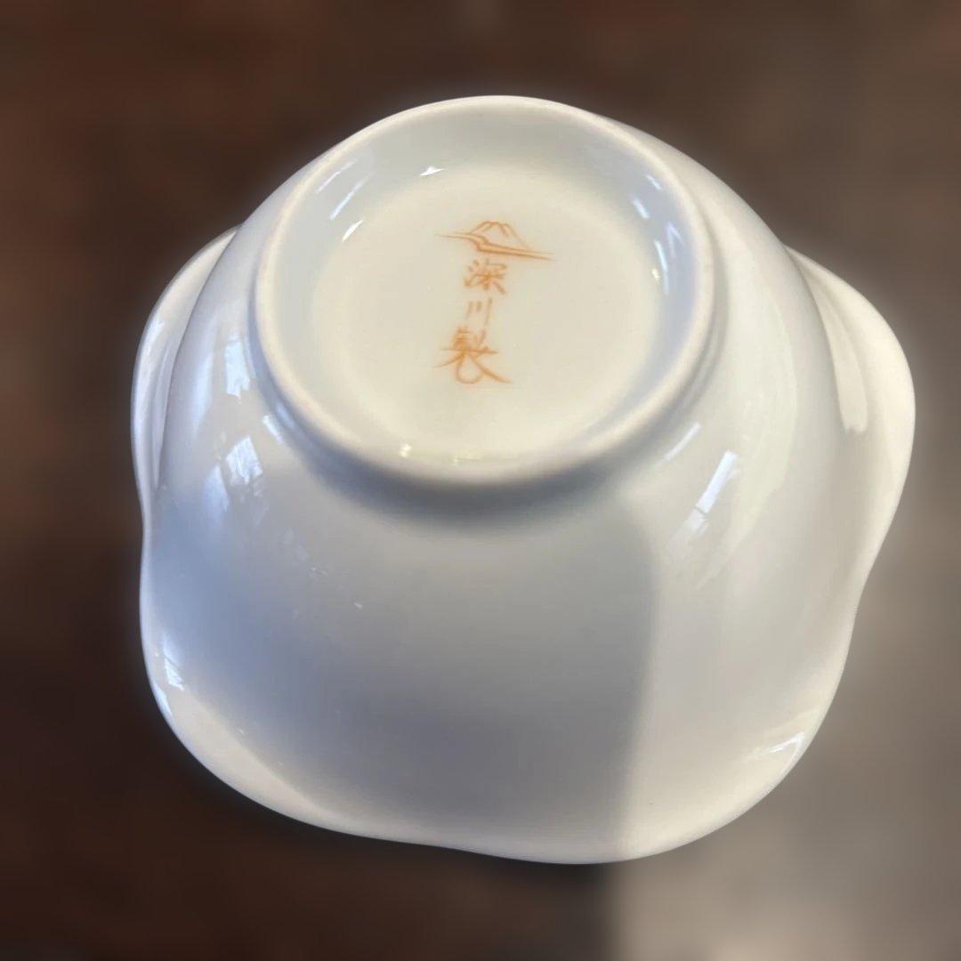 新春SALE 深川製磁　花ひょうたん　小鉢揃　小皿揃