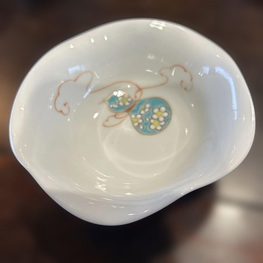 新春SALE 深川製磁　花ひょうたん　小鉢揃　小皿揃