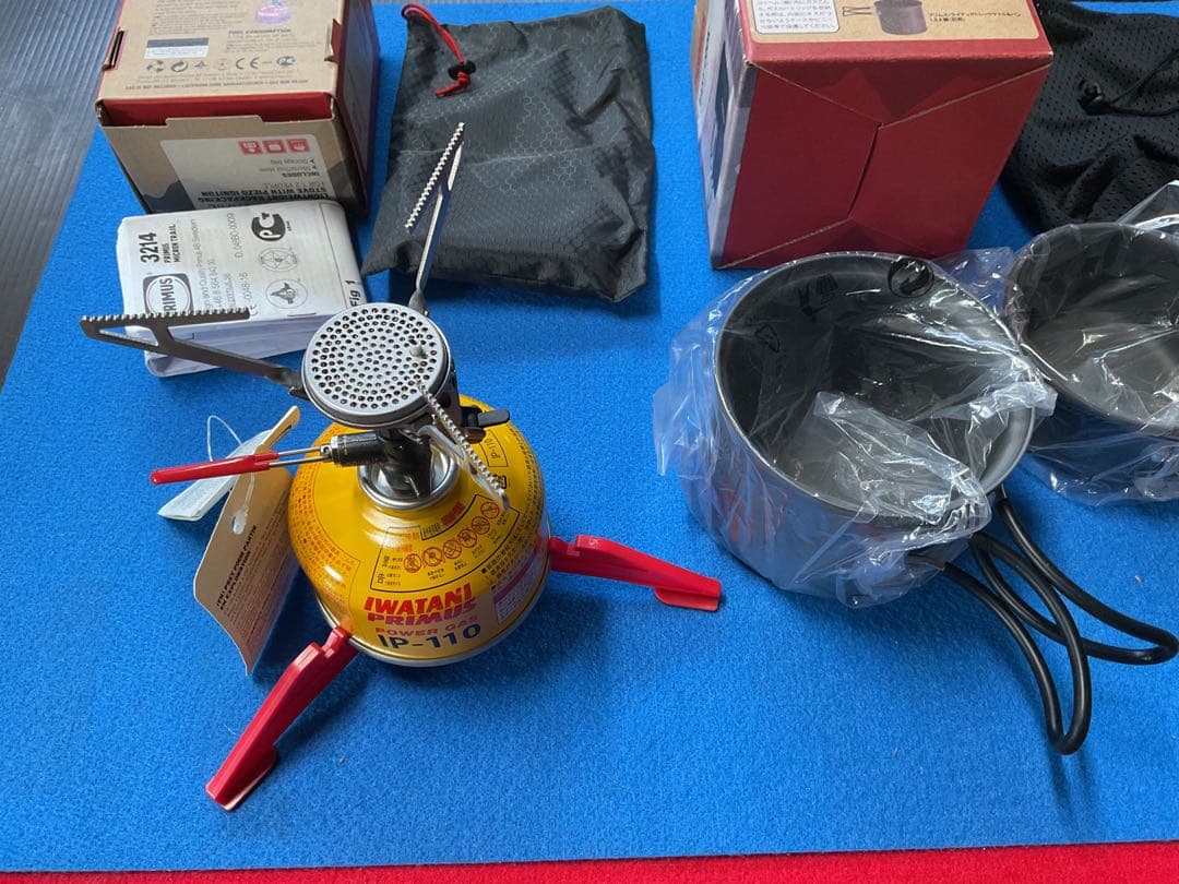 PRIMUS 希少MICRON TRAIL STOVE&PRIMUS クッカー他