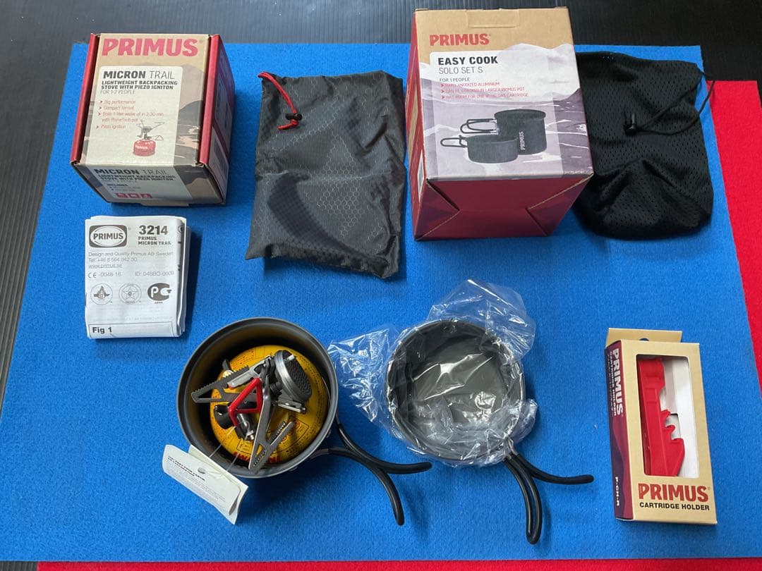PRIMUS 希少MICRON TRAIL STOVE&PRIMUS クッカー他