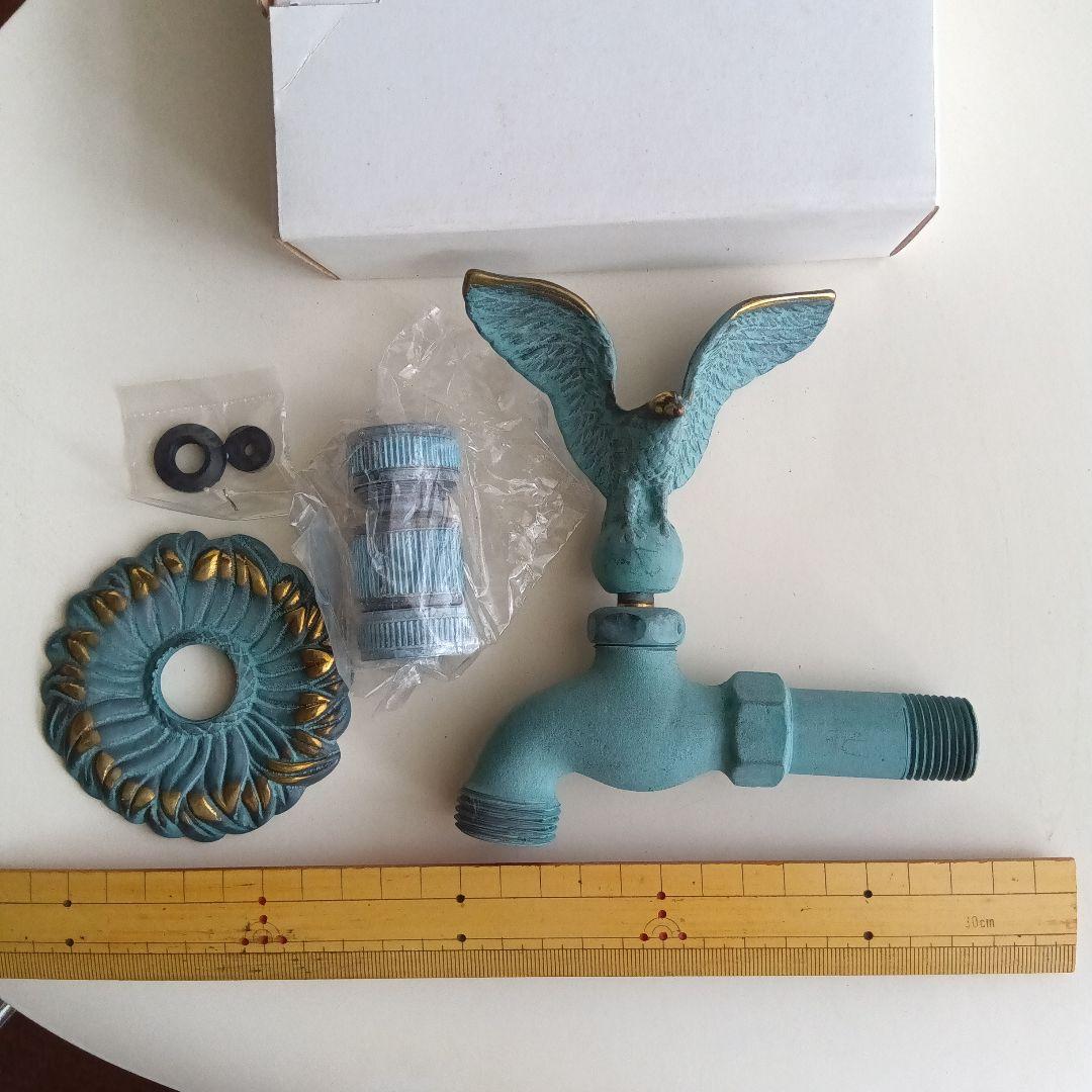 鷲の蛇口 青銅色 ガーデニング水栓　新品