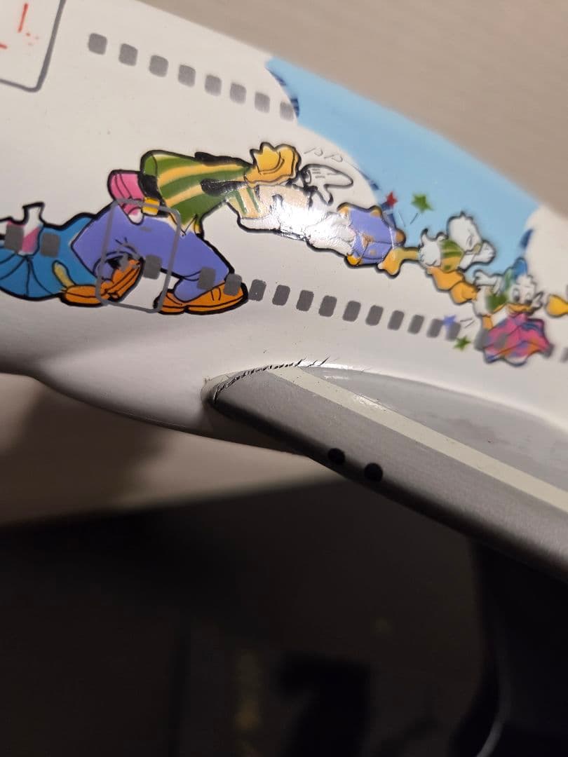 JAL 初代ディズニー塗装　模型