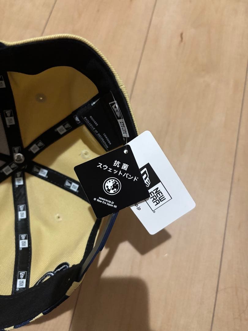オリックス2025 New Era MVZ25 ベージュネイビーキャップ